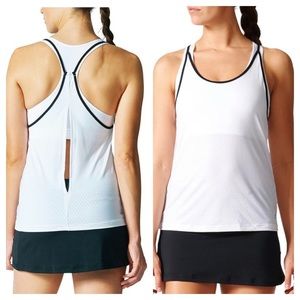 {Adidas} Advantage Tank White/Black